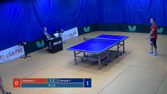 Настольный теннис. Лига Про. Турнир 19 декабря 2018г. Муж. Рейтинг 700-800 смотреть онлайн