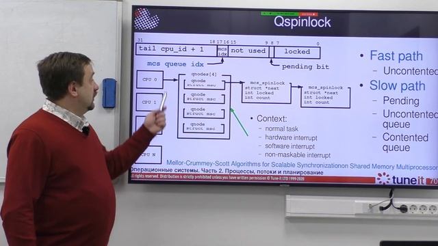 ОС #2-8. Примитивы синхронизации Linux смотреть онлайн
