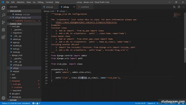 ? How To Execute CRUD Using Django Ajax and JSON смотреть онлайн