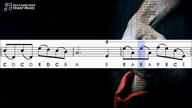 Schindler's List Theme | Sheet Music with Easy Notes for Recorder, Violin Beginners Tutorial смотреть онлайн