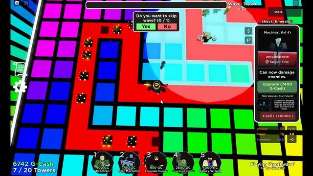 NEON SOLO MODE WIN | GEOMETRY DEFENSE ROBLOX смотреть онлайн