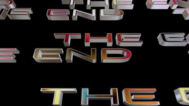 8K 7680x4320 THE END Clone Style 3D Title Animation смотреть онлайн