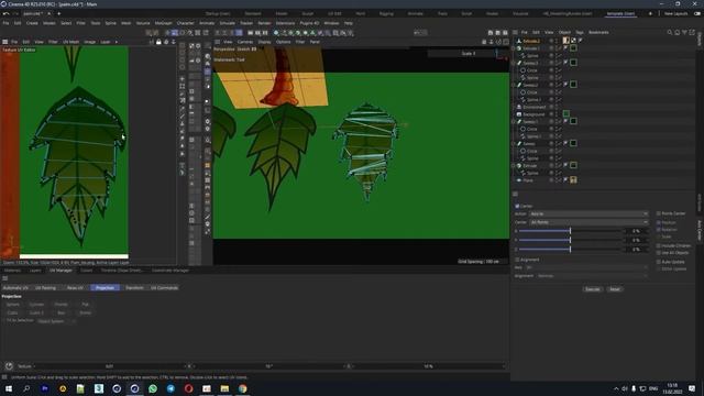 Моделируем пальму в Cinema 4d смотреть онлайн