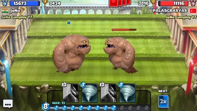 Castle crush - Monster Size Mud Elemental Vs Two Legendary Dragon Fight! - Castle crush Gameplay смотреть онлайн