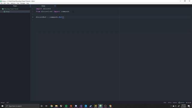 How to Create a Discord Bot with Discord.py | #1 Setting Up смотреть онлайн