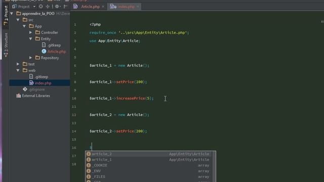 06 – PHP POO – Les méthodes d’objet смотреть онлайн