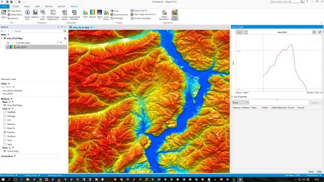 MapInfo Raster Profile Tools