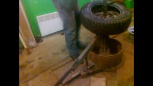 Шиномонтаж своими руками ручной шиномонтажный станок.