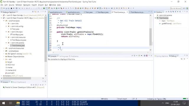 Session 03 Provider Crud Spring Boot Rest API смотреть онлайн