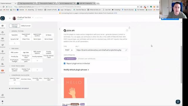 JSON API: Integrating Third-Party Apps with Chatfuel смотреть онлайн