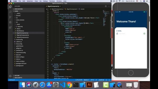 #2 Animated Login Screen UI Design | React Native tutorial for beginner смотреть онлайн
