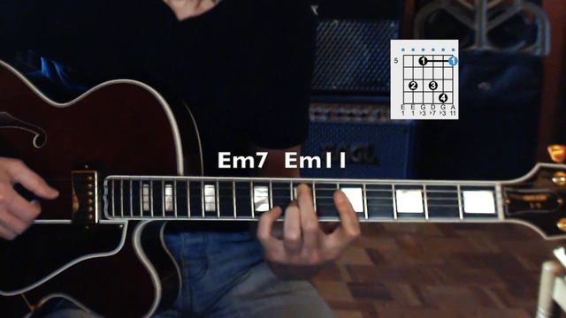 Joe Pass Chords substitutions Part 1- major chords - Pattern I IV V I смотреть онлайн