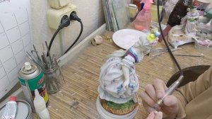 Реставрация фарфоровой статуэтки бисквит