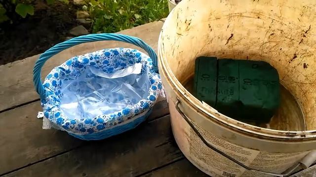 Корзина с цветами своими руками смотреть онлайн