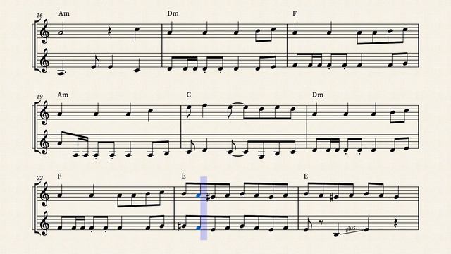 Lady Gaga - Bloody Mary Sheet Music for Violin смотреть онлайн