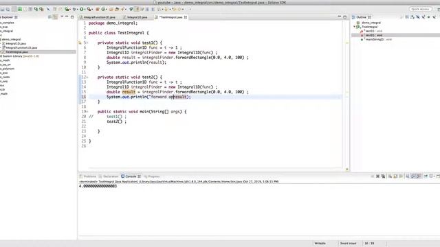 Java for Scientific Computing: Numerical Integration -- Part 2 смотреть онлайн