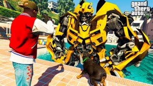 ГТА 5 МОДЫ ФРАНКЛИН НАШЁЛ АВТОБОТА БАМБЛБИ И ОПТИМУСА ПРАЙМА ОБЗОР МОДА В GTA 5 ИГРЫ ВИДЕО MODS