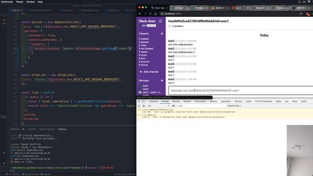 Build a real time chat using React, Apollo - Part 10 - User permissions with Hasura and Auth0 смотреть онлайн