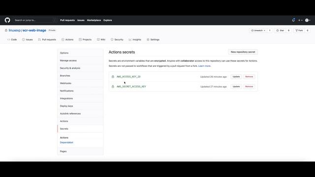 Tutorial | Push Docker Image to AWS ECR through GitHub Actions / CI/CD Pipeline смотреть онлайн
