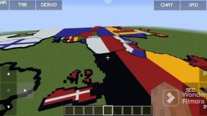 политическая карта Европы в майнкрафт джава