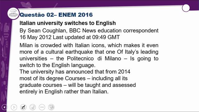 28.1 – REVISÃO E CORREÇÃO - SUPERENEM - INGLÊS - 3º ANO - E.M AULA 28.1/2021 смотреть онлайн