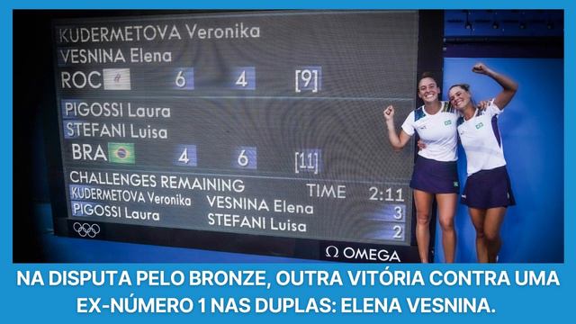 Aniversário do bronze olímpico de Laura Pigossi e Luisa Stefani em Tóquio - Quadra Principal #30 смотреть онлайн