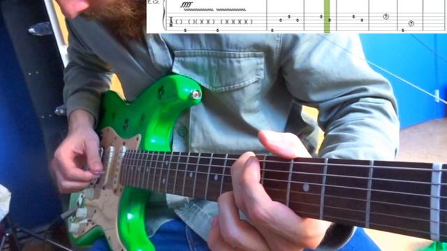 VERVE – Starsail - Guitar Cover + TABS Lesson [electric harp] | Nick McCabe, Tutorial Star Sail смотреть онлайн