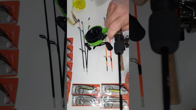 Зимние удочки с хлыстами разной жёсткости на хищника. оснащаем зимним мультипликатором. смотреть онлайн