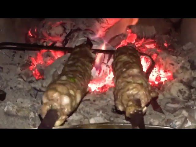 Самое вкусное блюдо в печи. Готовим мясо в печке .Люля-Кебаб в Печи смотреть онлайн