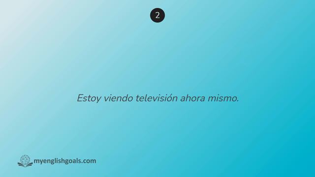 Traduce al inglés frases en el Present Continuous (A1 Principiante) смотреть онлайн