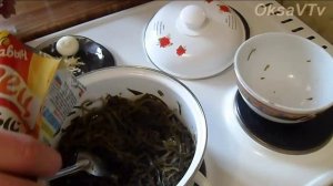 Корейский суп из морской капусты миёк-кук (미역국) : корейская кухня. soup of seaweed miёkkuk