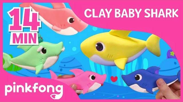 Clay Baby Shark And More | Clay Time | +Compilation | Pinkfong Crafts For Children