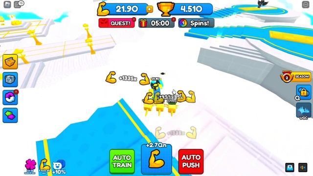 ЗАБРАЛ БЕСПЛАТНУЮ ЛИМИТКУ В НОВОМ ОБНОВЛЕНИИ PUSH SIMULATOR | ROBLOX смотреть онлайн