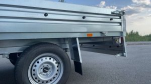 Двухосный прицеп с платформой над колесами. МЗСА 817738.001. ЦЛП АРИВА