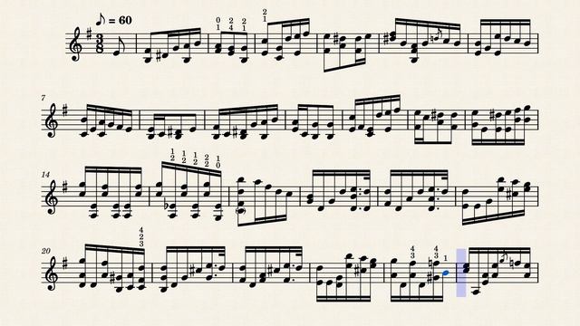 Akvareller, Op.19 – Niels Gade - violin solo by Niels Gade - music sheet смотреть онлайн