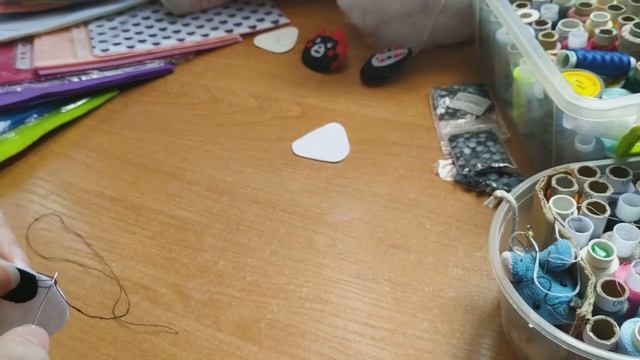 DIY/БРОШКА-ЗНАЧОК ОНИГИРИ ИЗ ФЕТРА/ONIGIRI/HANDMADE