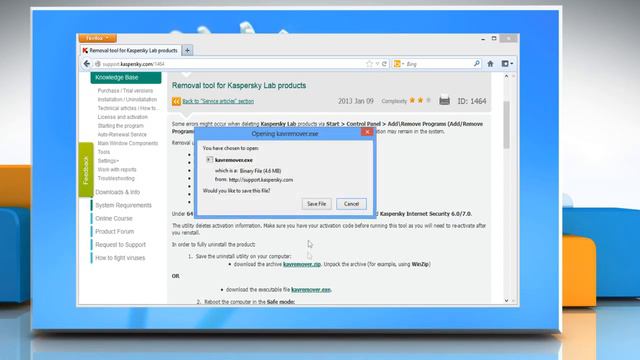 How to Uninstall Kaspersky® AntiVirus 2013 from Windows® 8 смотреть онлайн