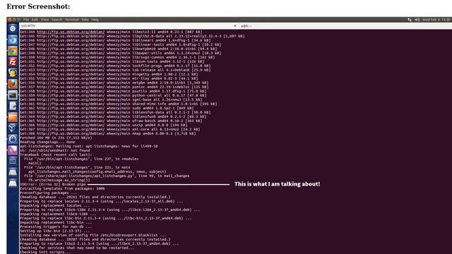 Unix & Linux: Error 'IO Error: Broken Pipe' when upgrading server from Debian Squeeze to Wheezy смотреть онлайн