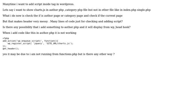 Wordpress: How to add script properly for certain post? смотреть онлайн