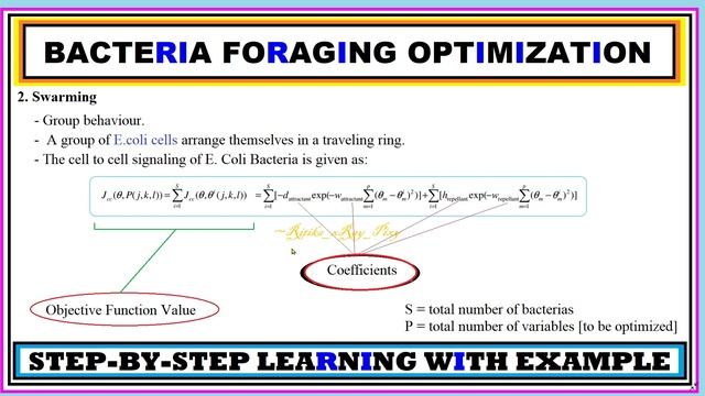 Learn Bacterial Foraging Optimization Algorithm (BFOA) Step-by-Step Learning [PART 1 ] ~xRay Pixy смотреть онлайн