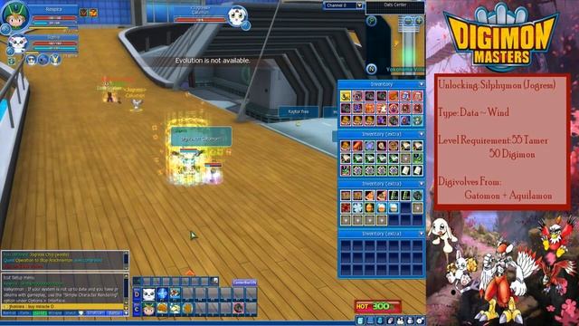Digimon Masters Online - Unlocking Silphymon (Jogress)! смотреть онлайн