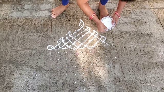 Daily Rangoli | Chukki Muggulu | Morning Kolam #nirupamacreations смотреть онлайн