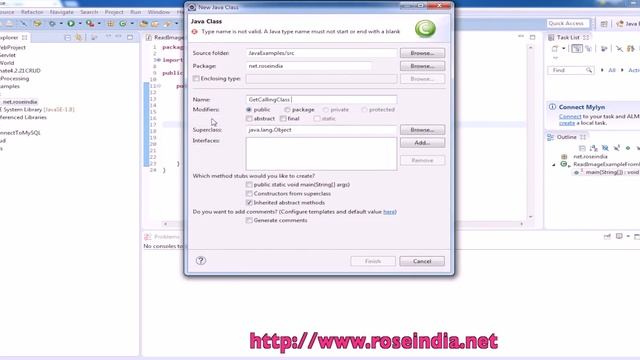 How to get the name of the calling class in Java? смотреть онлайн