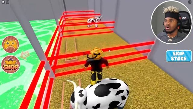 ESCAPE FROM THE BUTCHER IN ROBLOX! смотреть онлайн