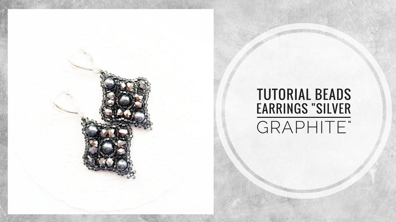 #МК - Серьги "Серебристый графит" | #Tutorial - Earrings "Silver graphite" смотреть онлайн