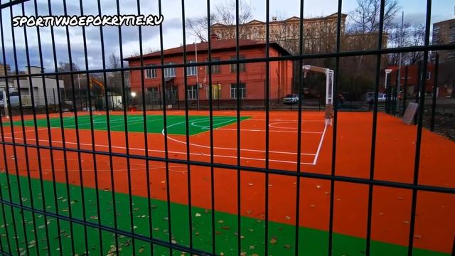 Спортивная разметка уличной площадки смотреть онлайн
