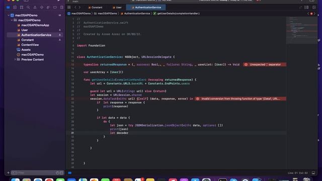 macOS Development Course  - GET JSON data | Fetch/Load JSON API in macOS app with SwiftUI-Episode смотреть онлайн
