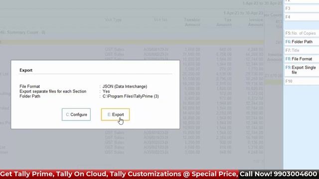 Export GST Reports in JSON from Tally Prime Release 3.0 | Step-by-Step Guide | A One Solution смотреть онлайн