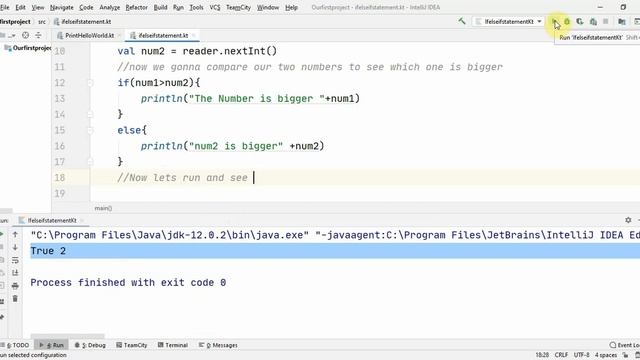 Kotlin conditional statements. смотреть онлайн