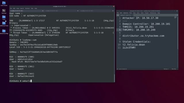 CloudSecurity 06: NTLM Pass-The-Hash Attack смотреть онлайн